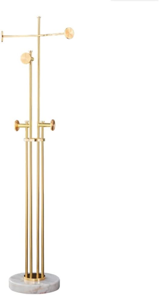 Metal Furniture Standing Entrance Hall Floor Hanger Clothing Golden Hanger Clothing Wardrobe(E)