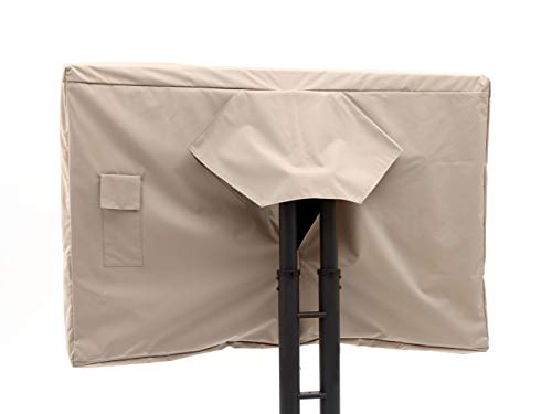 Covermates Covermates Outdoor Half Tv Cover Fits 32 To 35 Inch Tv S Elite 300 Denier Stock Dyed Polyester Half Coverage Easy On And Off Drawcord 3 Yr Warranty Water Resistant Black From Amazon Daily Mail