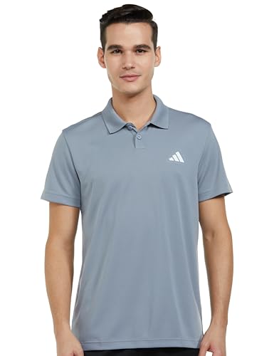 Image of adidas Men'S Polo Shirts | M Logo Polo | Blue |