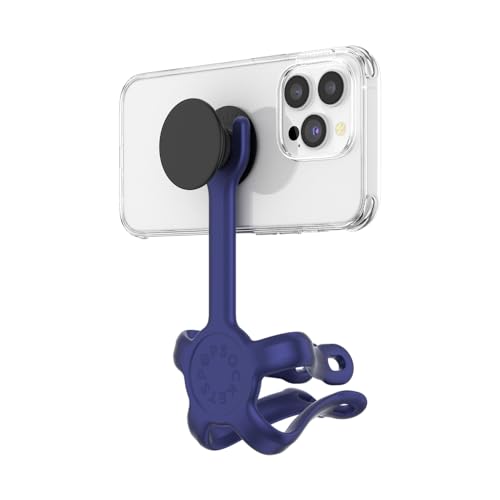Image of PopSockets Flexible Phone Mount & Stand, Phone Tripod Mount, Universal Device Mount - French Navy