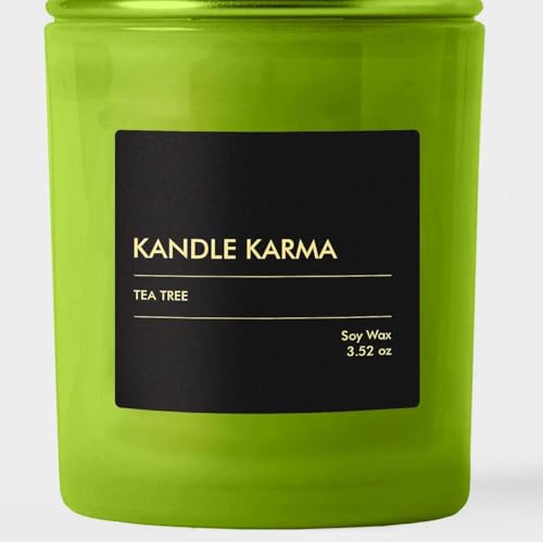 Tea Tree Scented Soy Wax Candle