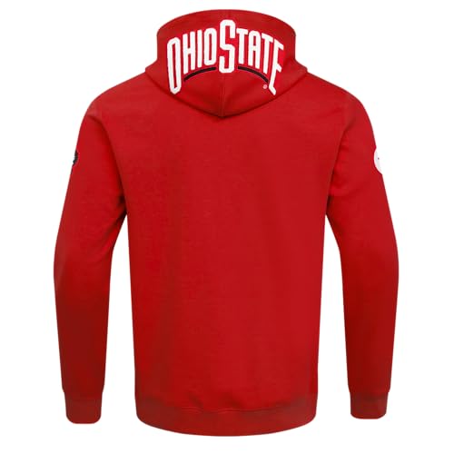 Image of Pro Standard Mens College Classic Chenille Cotton Double Knit Full Zip Hoodie