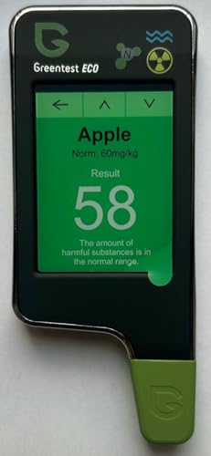 Greentest Eco 6 portatile Rilevatore di Nitrati + Rivelatore di radiazioni + acqua prova TDS radiometro geiger counter nitrate test radiation detector (Nero) - 2