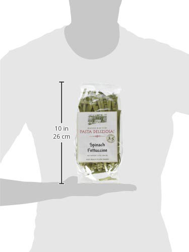 Pasta Deliziosa! Handcrafted Pasta, Spinach Fettuccine, 12 Ounce #TOP2