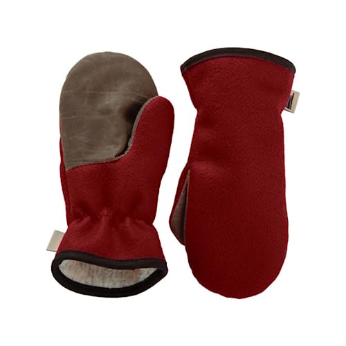 Image of Stormy Kromer kids Mitts, Leather Outdoor Gloves, Winter Mittens