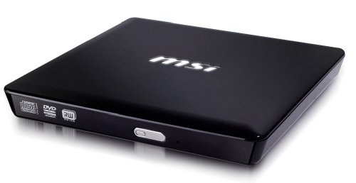 Lecteur DVD externe MSI Noir pour regarder vos films en déplacement professionnel