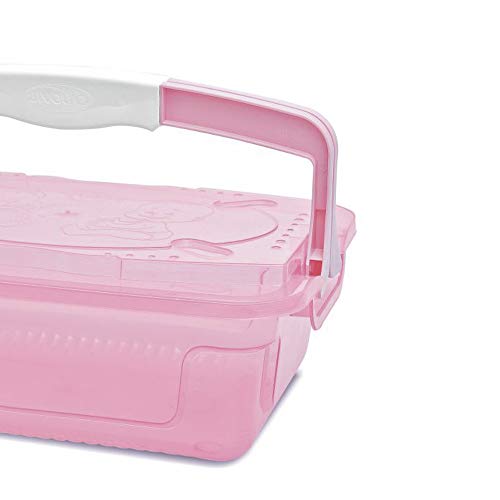 Organizador Infantil com Alça, Adoleta Bebê, Rosa Bebê