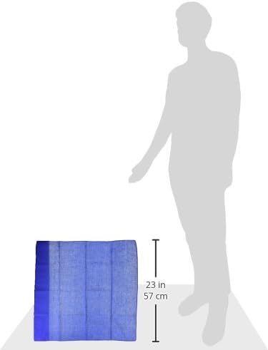 Miniatura 2 de CAROLINA HAV, A, pañuelo sólido Hank, 22 x 22 pulgadas, azul rey