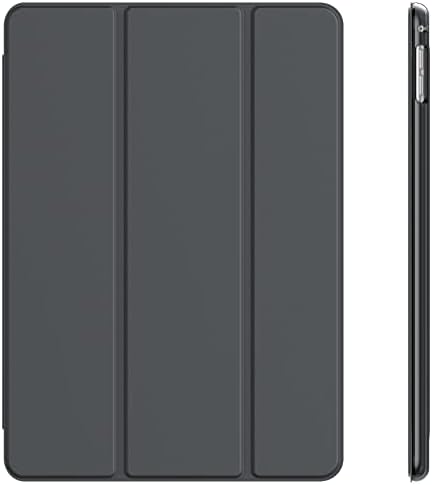 JETech Case for iPad Air 2 (Not for iPad Air 1st Edition), Smart Cover Auto Wake/Sleep (Dark Grey)