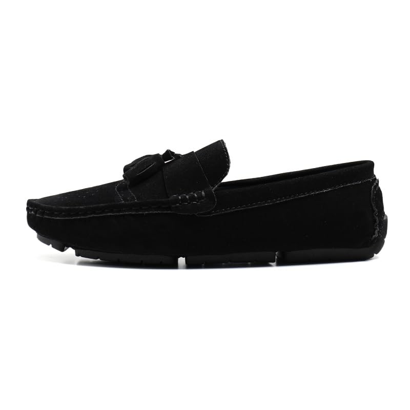 Mens Loafers Penny Loafers with Tassel Suede Vamp Comfortable Resistant Lightweight Party Slip On