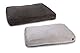 Beeztees Minus One Hund, Liegekissen, Hundebett, Hellgrau, 100x70x15 cm