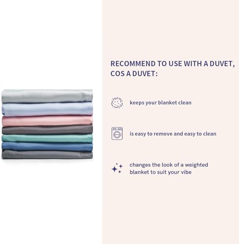 YnM Exclusive 50 lbs Weighted Blanket, Extra Heavy Cotton Bed Blanket for Two Persons, Ideal for Queen or King Bed (88x104 Inches, 50 Pounds, Fuchsia Purple)