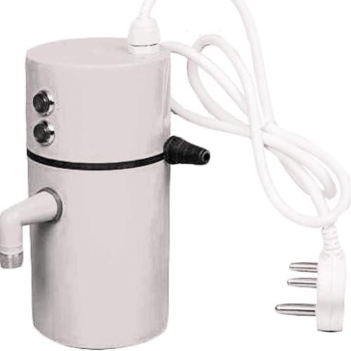 Image of Drumstone Instant Electric Water Heater for Bathroom & Kitchen, Fast Heating Portable Geyser with Temperature Control, Safety Protection & Durable Tank Design