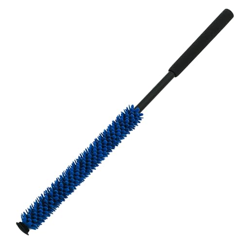 Altieri Helix Flute Wand - Premium Flute Cleaning Rod with Innovative Helix Design and Ultrasuede Swab Fabric for Superior Moisture Removal and Flute Care â€¦ (Blue)