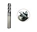 5pcs 1/4”, 3/8”, 1/2”, 5/8”, 3/4” Carbide Square End Mill, HRC 45 Deg Single End 4 Flute AlTiN Coating Mill Bits (5pcs End Mill Set)