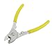 Aexit Yellow Coated Special Tool Plastic Coated Handle Cable Cutting Pliers 6