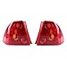PMYYFC Compatible For Peugeot 307 Sedan 2005-2006 Car Rear Bumper Tail Light Taillights Rear Brake Light Lampshade Tail Lamp Shell Without Bulb(Right Side)