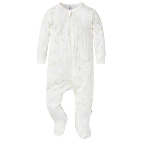 Image of Gerber baby-girls Baby Unisex 2-pack 2-way Zip Textured Sleep 'N Play