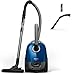 PHILIPS 3000 Series Vacuum Cleaner with Bag, 99.9% Dust Suction*, 900 W, Allergen Filter, Compact and Lightweight, Built-in Brush, Dark Blue (XD3110/09)
