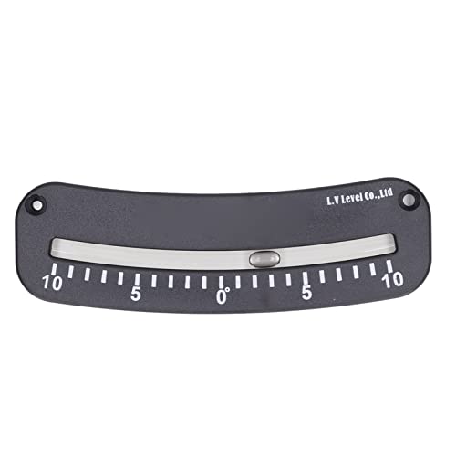 Garosa Bike Inclinometer Handlebar Slope Meter 10° to 0° to 10° Angle Clinometer High Resolution Clinometer for Modern Boats