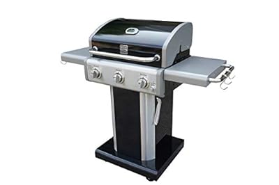 Kenmore 3 Burner Outdoor Patio Gas BBQ Propane Grill in, Black