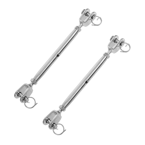 Pack de 2 Tensores Cerrados para Cable con extremos Quijada de Acero Inoxidable 304 miniatura 1