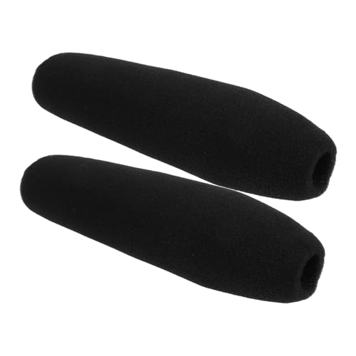 Bonnettes anti-vent pour microphone mousse légère haute densité YARNOW x2