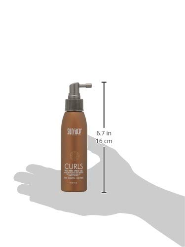 Surface Hair Curl Frizz Free Spray Gel, Lightweight Control With Cocoa Butter And Babassu Oil, For Curly Or Straight Hair 4 Fl. Oz. #TOP5