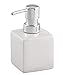 Produktbild Wenko Seifenspender Square - Flüssigseifen-Spender, Spülmittel-Spender Fassungsvermögen: 0,245 l, Keramik, 7 x 13 x 7 cm, weiß