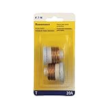 Bussmann BP/T-20 20 Amp Type T Time-Delay Dual-Element Edison Base Plug Fuse, 125V Ul Listed Carded, 2-Pack