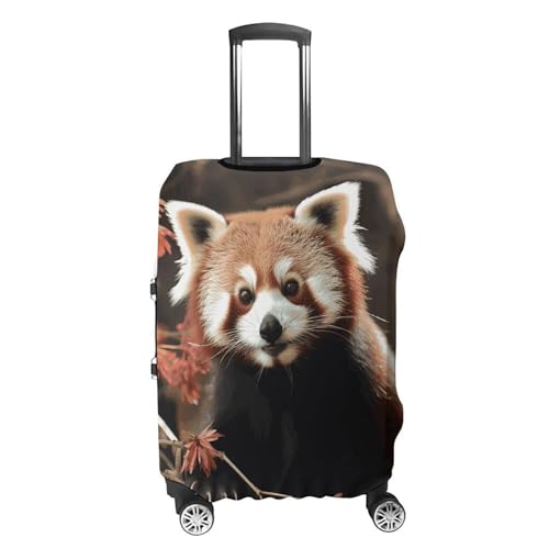 Red Pandas Luggage Cover, Washable Elastic Suitcase Cover Protector Fit 18-32 Inch Luggage4