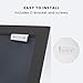 Amorho Black Bathroom Mirror, 40x30 Inch Thick Metal Framed Wall Mirrors for Over Sink, Bedroom, Living Room, Entryway, Rectangle Wall-Mounted Mirrors(Horizontal/Vertical).