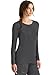 Healing Hands Women's Underscrub Soft Knit Melissa Longsleeve Scrub Tee with Breathable & Easy Care Fabric Plus Size 5047, 2XL, Charcoal
