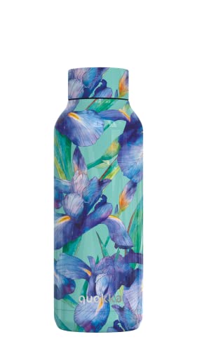 Quokka SOLID BLUE IRISES | TERMO BOTTIGLIA IN ACCIAIO INOX 510 ML