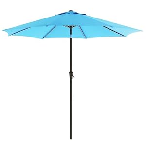Songmicspatioumbrella75ftoutdoortableumbrelladeckumbrellawith8ribsupf5030dualtiltsystembasenotincludedforpatiogardenpoollakeblueugpu075q01 Urban Country Home Decor Songmics patio umbrella 75 ft outdoor table umbrella deck umbrella with 8 ribs upf 50 30 dual tilt system base not included for patio garden pool lake blue ugpu075q01 urban country home decor