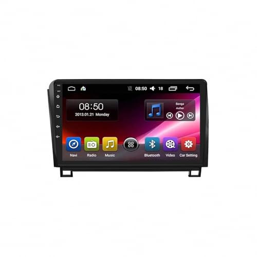 Autoradio táctil con GPS para Toyota Hiace 2019, control por voz Carplay y Android Auto