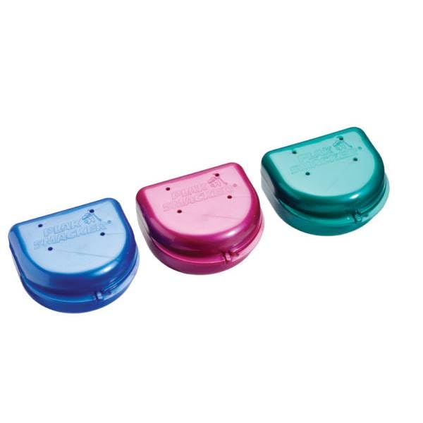 Plak Smacker 700-0193 Pearlized Orthodontic Retainer Cases Mix Pack 24/Pk