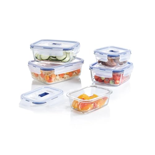 Luminarc 9207680 Pure Box Active - Recipiente Hermetico Rechteckig, Vidrio, 0,82 L, 16 x 11 x 6 cm – Ansicht 2