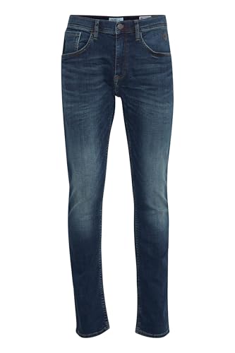 Blend 20711755 - Pantalones vaqueros para hombre, 5 bolsillos, multiflex, con elástico, corte ajustado/regular, Azul Oscuro Denim (200292), 27W / 30L