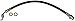 Dorman H622029 Front Driver Side Brake Hydraulic Hose Compatible with Select Lexus Models