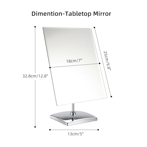Espejo de Mesa Rectangular Surdy con Soporte Ajustable miniatura 3