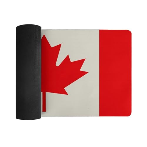 Desk Pad Protector 24x12 Inch Extended Retro Canada Flag miniatura 3