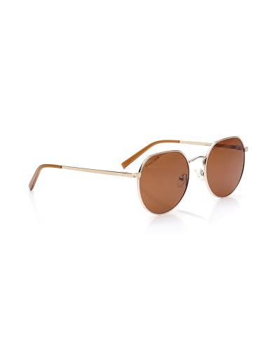 Image of Fastrack Sunglasses |Round Brown |Polarised | Small