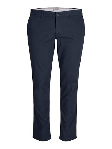 Jack & Jones Herren Jpstmarco Jjdave Lc Noos Pls Chino-Hose, Navy Blazer, 48W / 32L EU Jack & Jones Herren Jpstmarco Jjdave Lc Noos Pls Chino-Hose, Navy Blazer, 48W / 32L EU