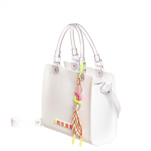 Bolsa Petite Jolie Jully Acompanha Chaveiro Branco Único