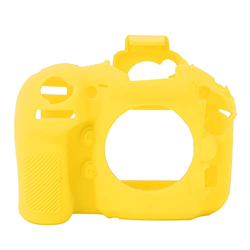 Coque silicone appareil photo D810 protection extensible et durable jaune