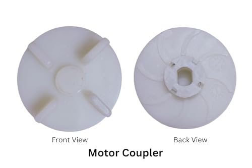 Image of inchMotor & Jar coupler's inch - Compatible for - Preethi, Bajaj, Crompton, Murphy Richard, Usha, Pigeon, Kenstar, Sumeet, Mixer (Pack of 4) 2 Motor & 2 Jar)