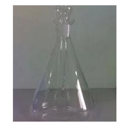GOWE 500ml Quartz Glass Oxygen Combustion Flask