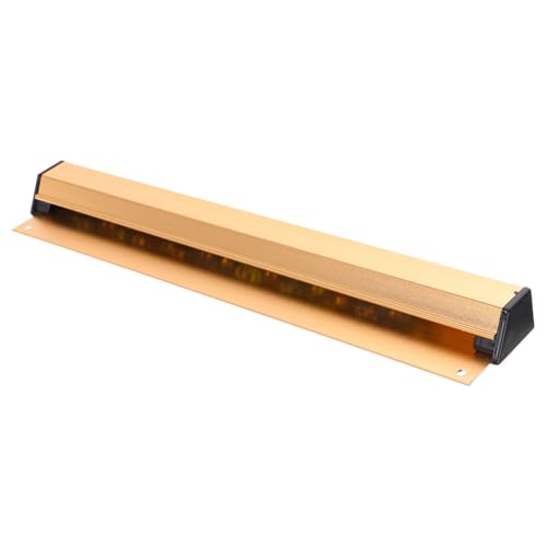 IMIKEYA Wall Mounted Golden Metal Menu Clip Holder Restaurant Ticket Rack for Bills and Orders Display for Cafes Pubs and Kitchens