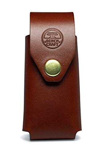 American Bench Craft Leather Multi Tool Pouch fits Victorinox Swiss Army Trekker and the Victorinox Swiss Army Forester, Leather Sheath, Holster, Pouch ONLY â€“ Multi-Tool NOT included (Brown)